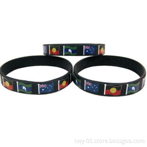 Silicone Bracelets/Cup/Band, Various Color Silkscreen Printing